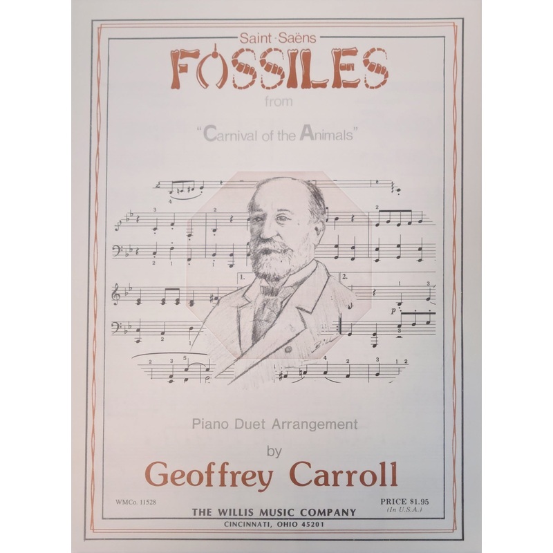 Fossils (from "Carnival of the Animals") - Piano - Saint-Saens/Carroll