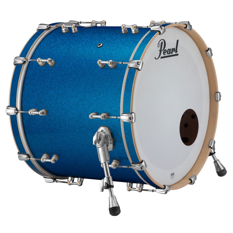 Pearl Music City Custom Reference Pure 18"x16" Bass Drum w/BB3 Mount VINTAGE BLUE SPARKLE RFP1816BB/C424