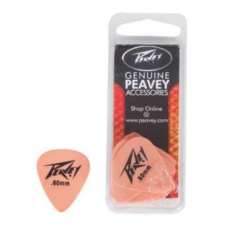 Peavey Dreamer Guitar Picks 12-Pack 0.60mm-Orange