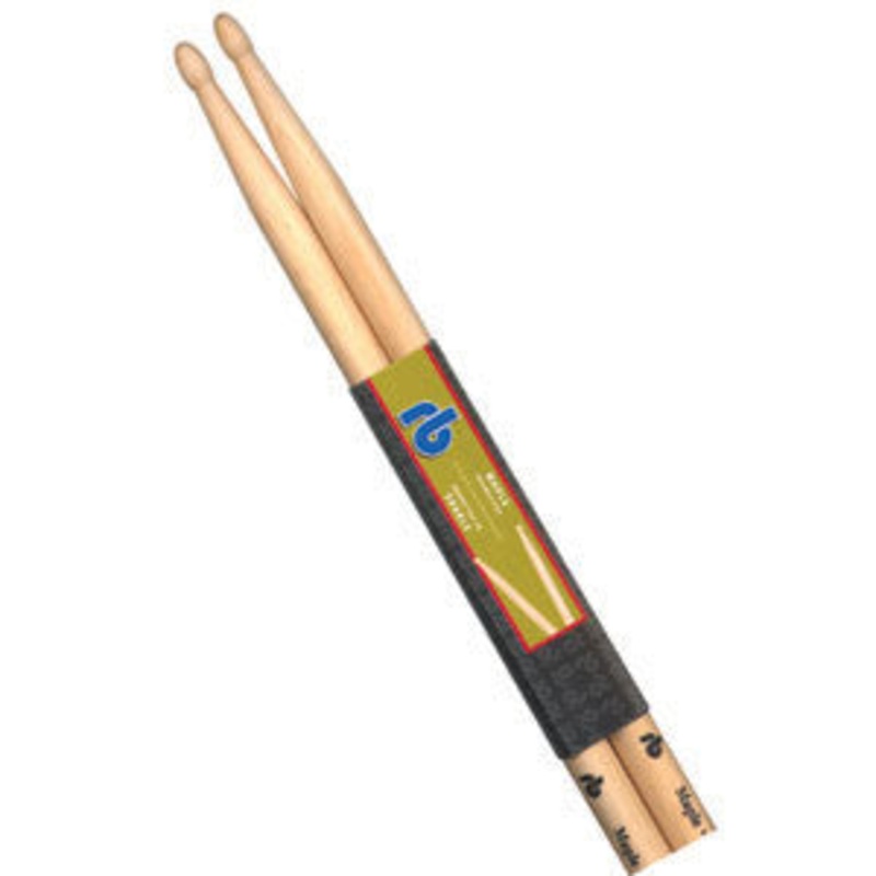 RB RB-5A Drumsticks 5A Wood Tip-Maple