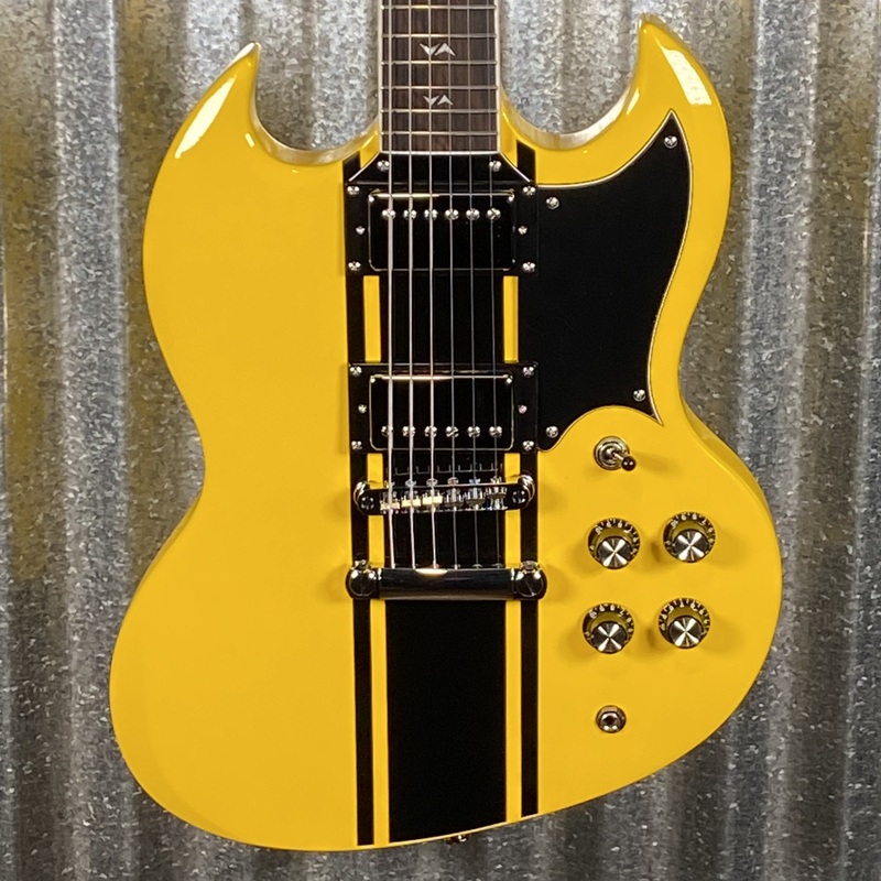 Westcreek Guitars Racer SG Offset Style Bumble-B Yellow #0035 Used