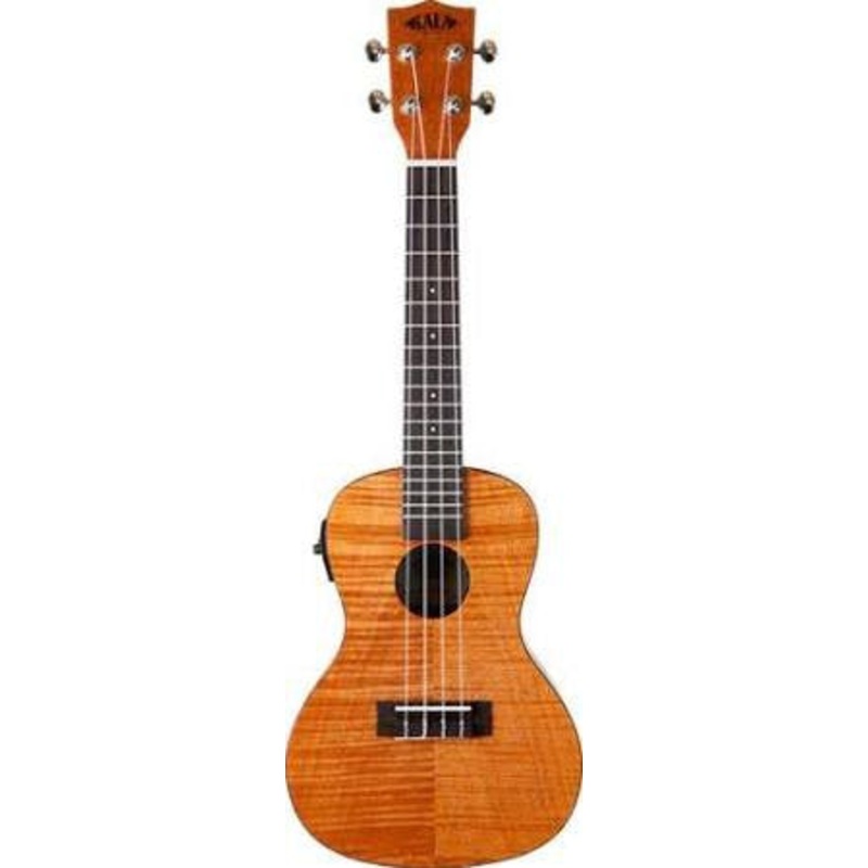 Kala CEME Concert Exotic Mahogany Ukulele with Pickup and Tuner