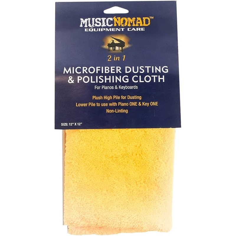 Music Nomad - Microfiber Dusting & Polishing Cloth - Pianos & Keyboards