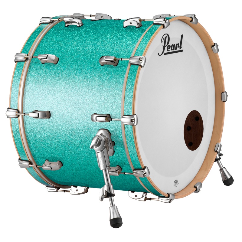 Pearl Music City Custom 22"x20" Reference Series Bass Drum w/o BB3 Mount TURQUOISE GLASS RF2220BX/C413