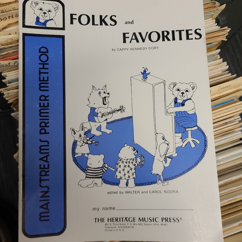Folks and Favorites by Cappy Kennedy Cory