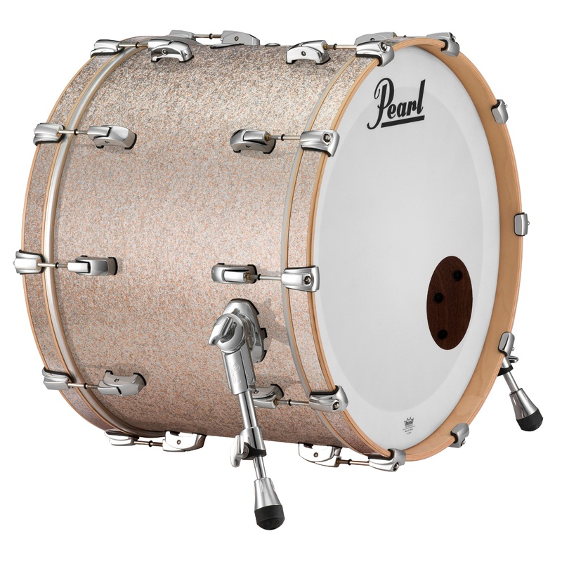 Pearl Music City Custom 20"x18" Reference Series Bass Drum w/o BB3 Mount BRIGHT CHAMPAGNE SPARKLE RF2018BX/C427