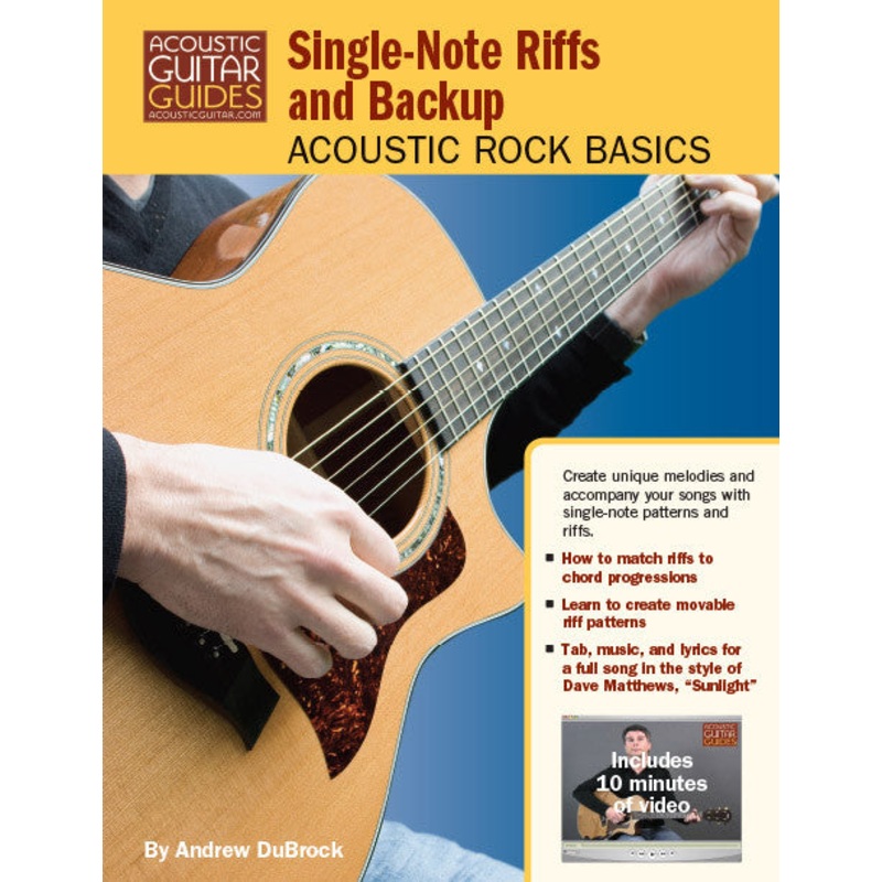 Acoustic Rock Basics: Single-Note Riffs and Backup