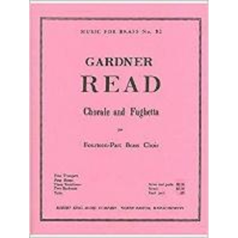 Chorale and Fughetta for Fourteen-Part Brass Choir - Read
