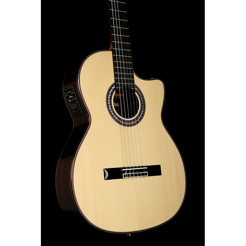 Cordoba GK Pro Negra Spruce / Indian Rosewood Classical Electric Guitar