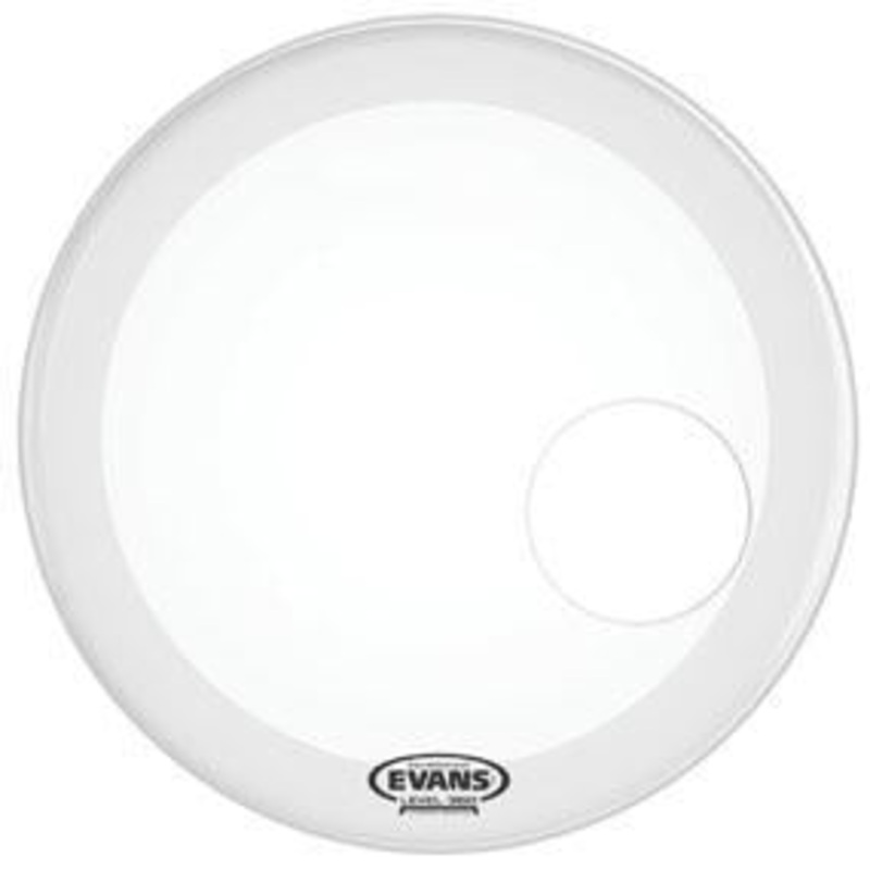 Evans BD22RSW 22" EQ3 Reso Smooth White Bass Drum Head