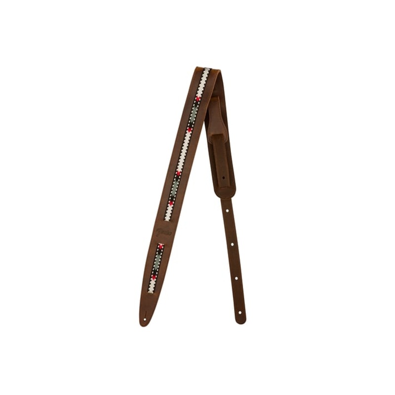 Fender Paramount Acoustic Leather Guitar Strap - Brown
