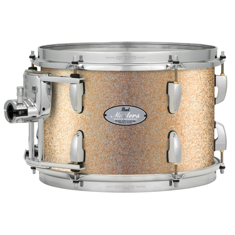 Pearl Music City Custom Masters Maple Reserve 24"x18" Bass Drum w/BB3 Mount BRIGHT CHAMPAGNE SPARKLE MRV2418BB/C427