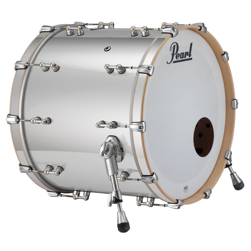 Pearl Music City Custom Reference Pure 26"x16" Bass Drum w/o BB3 Mount MIRROR CHROME RFP2616BX/C426