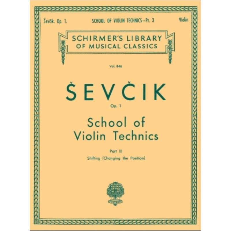 School of Violin Technics, Op. 1 - Part III, Shifting (Changing the Position) - evik