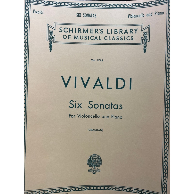Six Sonatas - Cello - Vivaldi