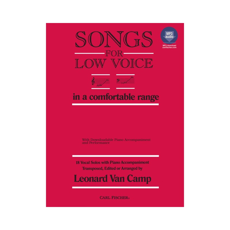 Songs for Low Voice in a Comfortable Range - Van Camp
