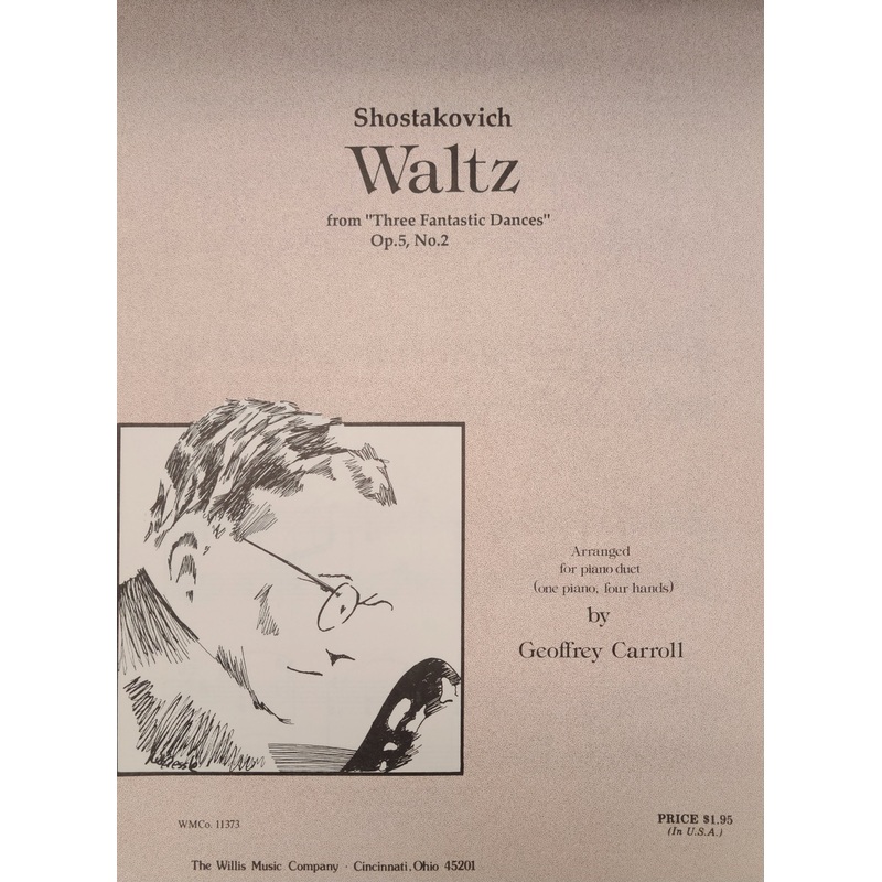 Waltz from "Three Fantastic Dances" - Piano Duet - Shostakovich