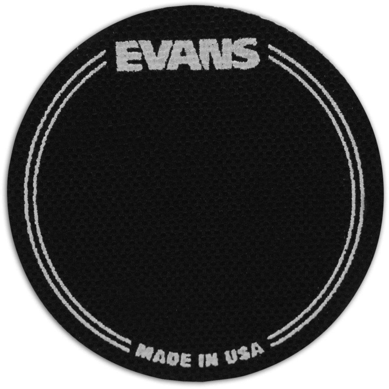 Evans EQPB1 EQ Black Nylon Bass Drum Patch Single Kick Drum Head Protector