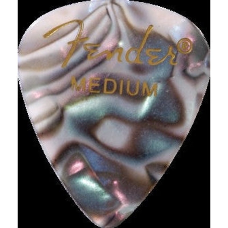 Fender Premium Celluloid Picks 12-Pack Medium-Abalone