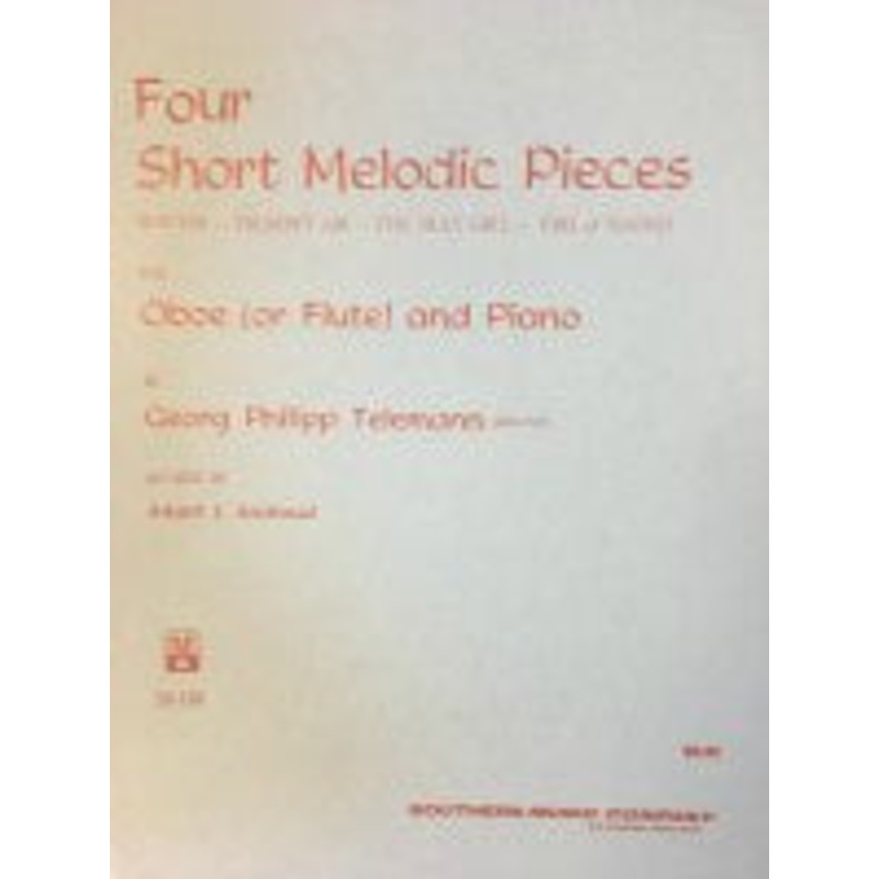 Four Short Melodic Pieces - Telemann/Andraud