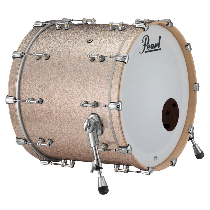 Pearl Music City Custom Reference Pure 18"x14" Bass Drum BRIGHT CHAMPAGNE SPARKLE RFP1814BX/C427