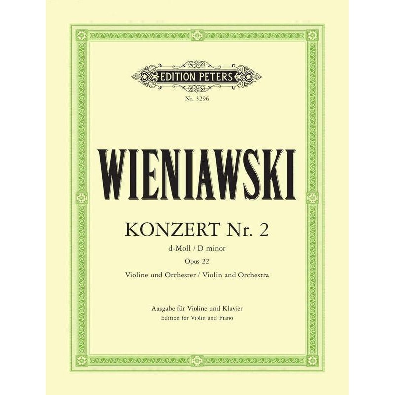 Wieniawski Concerto No 2 in D minor Op 22