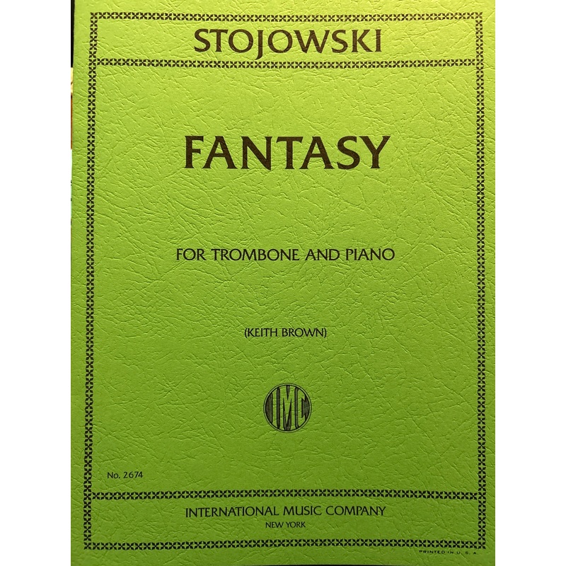 Fantasy for Trombone and Piano - Stojowski/Brown