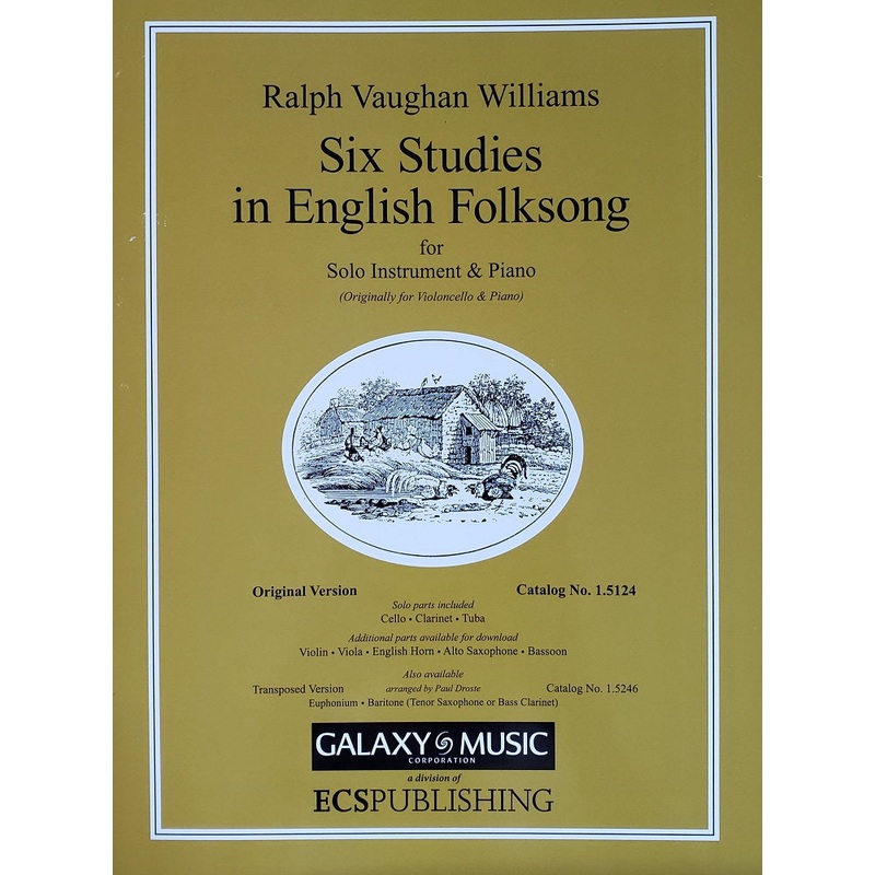 Six Studies in English Folksong - Tuba - Ralph Vaughan Williams / Droste