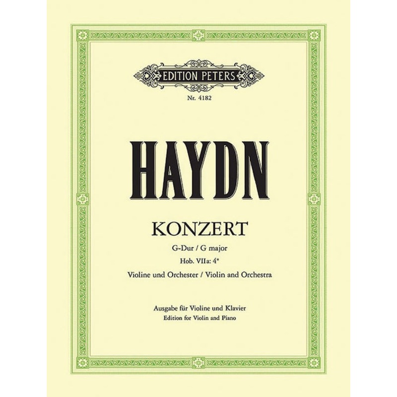 Concerto No. 2 in G Major for Violin - Haydn