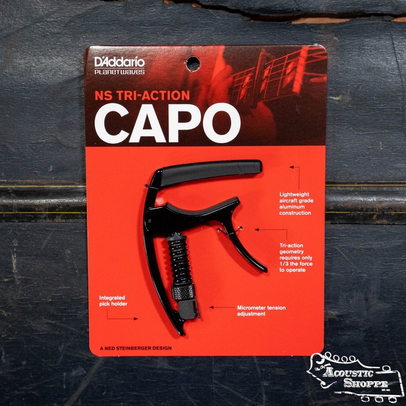 D'Addario/Planet Waves NS Tri-Action Capo Black
