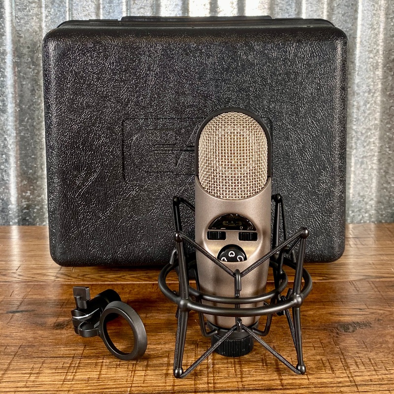 CAD Audio M179 Variable Pattern Condenser Microphone, Shock Mount & Case Used