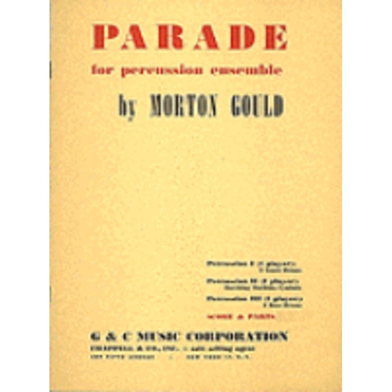 Parade for Percussion Ensemble - Gould