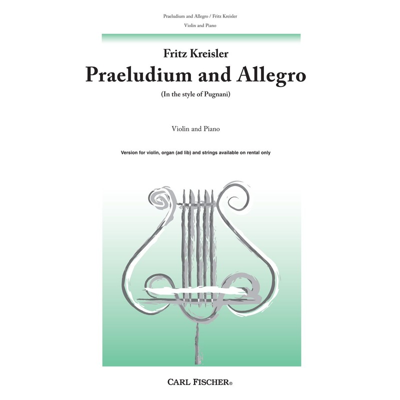 Praeludium and Allegro - Kreisler for violin