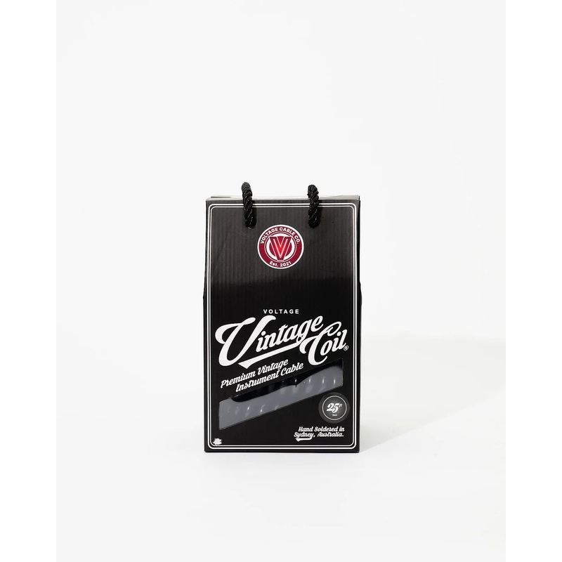 VOLTAGE MI VINTAGE COIL V2 30FT BLACK RA/ST CABLE