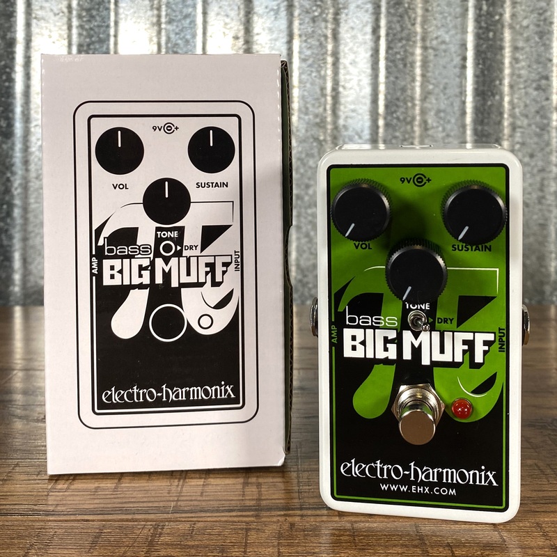 Electro-Harmonix EHX Nano Bass Big Muff Pi Distortion Effect Pedal Demo