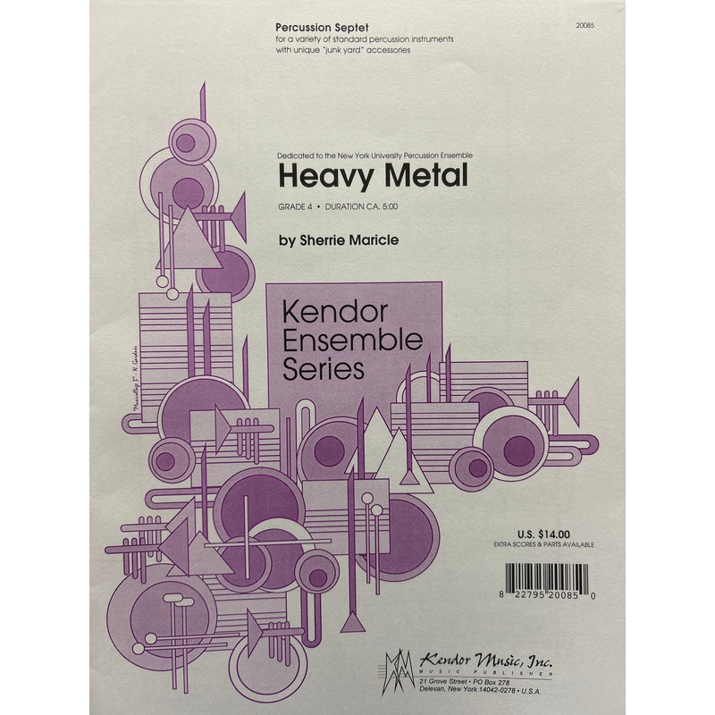 Heavy Metal - Grade 4 - Percussion Septet - Maricle