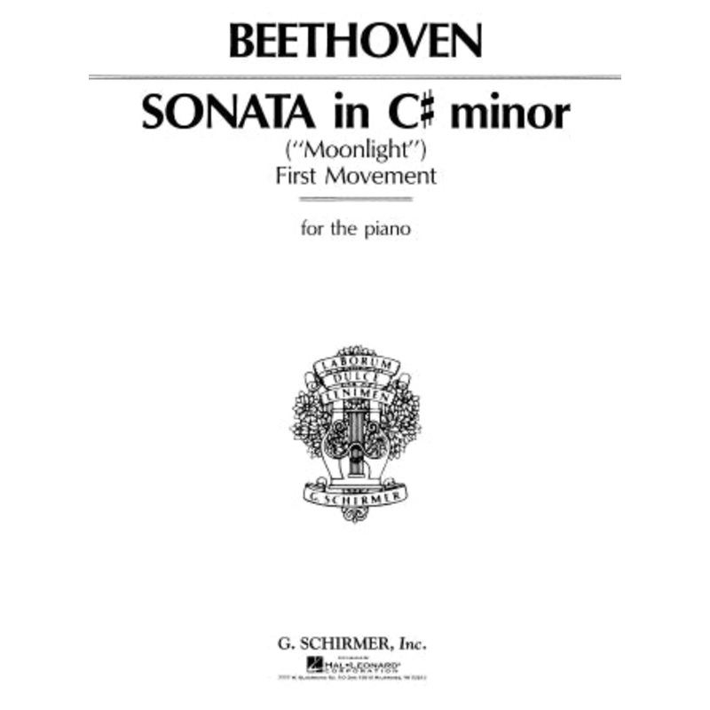 Sonata in C# Minor, Op. 27, No. 2 (Moonlight) - Beethoven