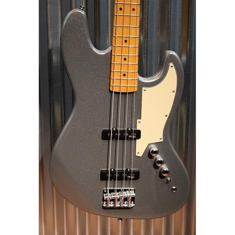 Stagg SBJ-50 Custom 4 String Jazz Bass GT Metallic Grey & Case