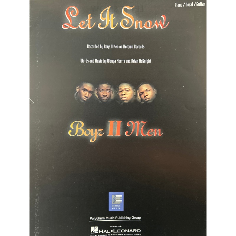 Let It Snow - Piano / Vocal / Guitar - Boyz II Men