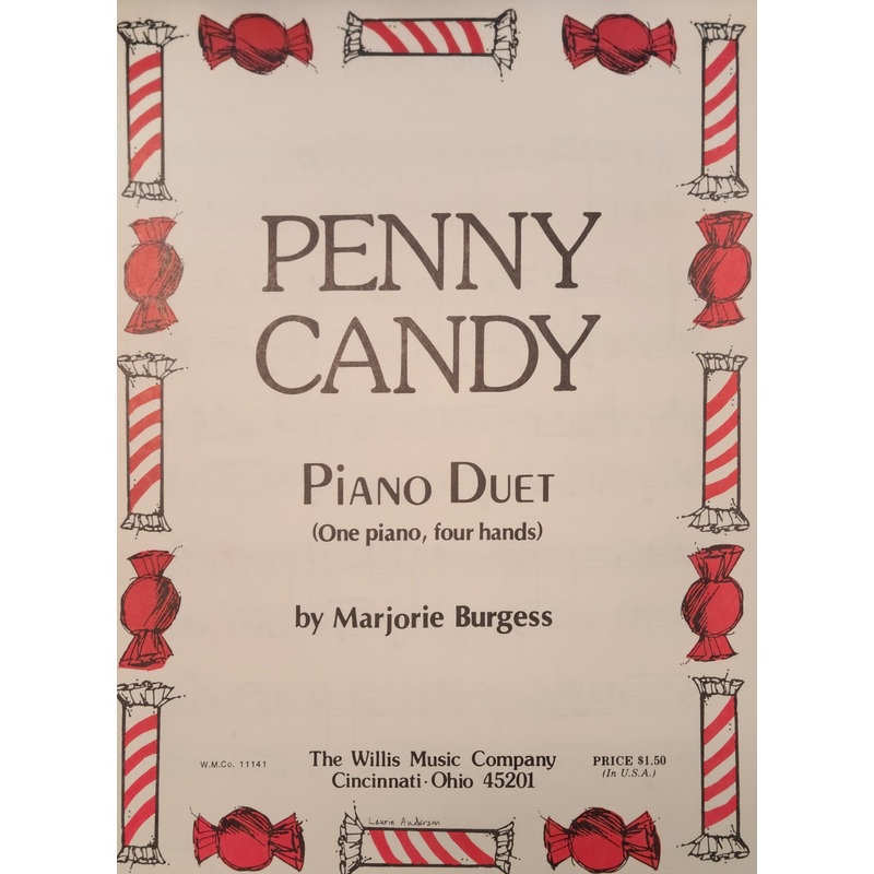 Penny Candy - Piano - Burgess