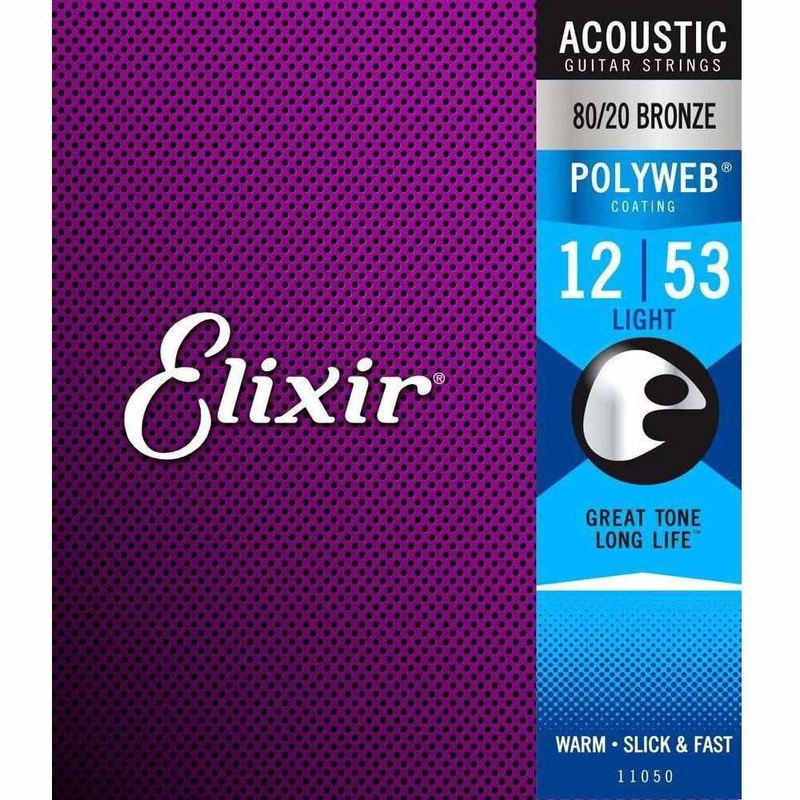 Elixir PolyWeb 80/20 Acoustic Light 12-53, 11050