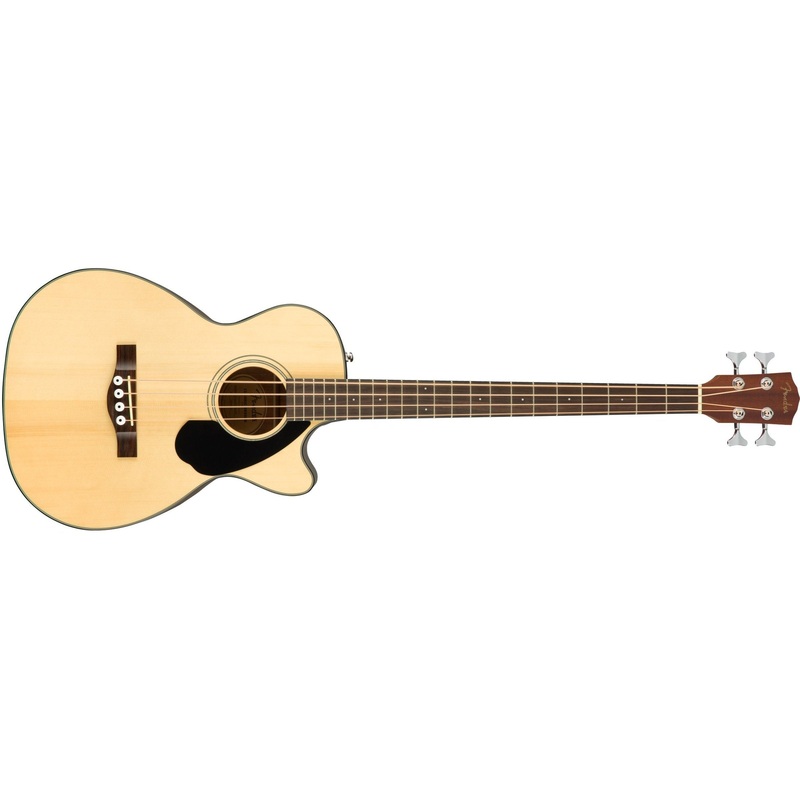 Fender CB-60SCE Acoustic/Electric Bass Guitar-Natural