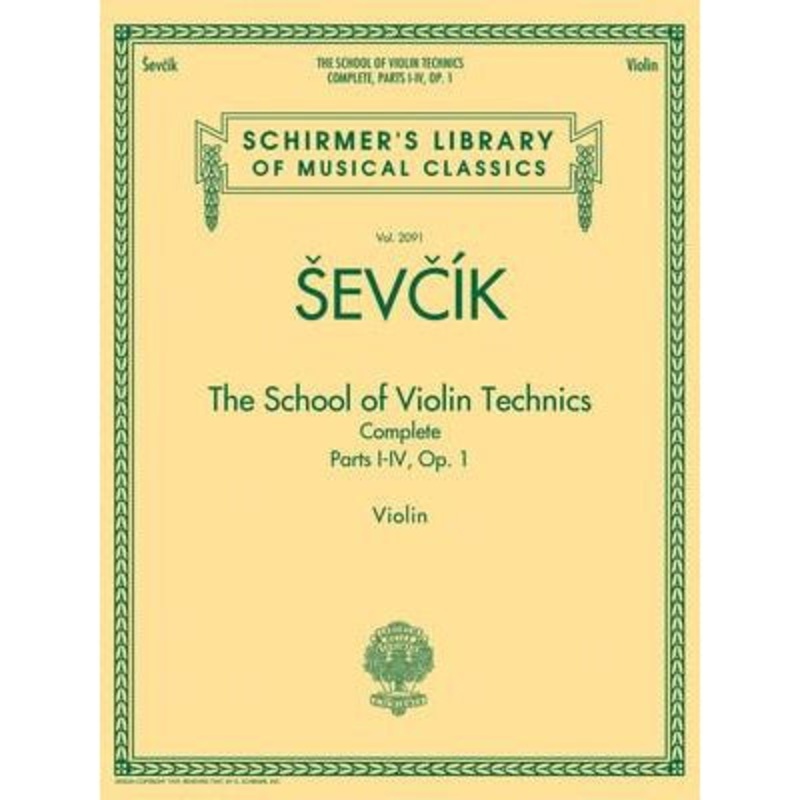 Sevcik - The School of Violin Technics, Complete