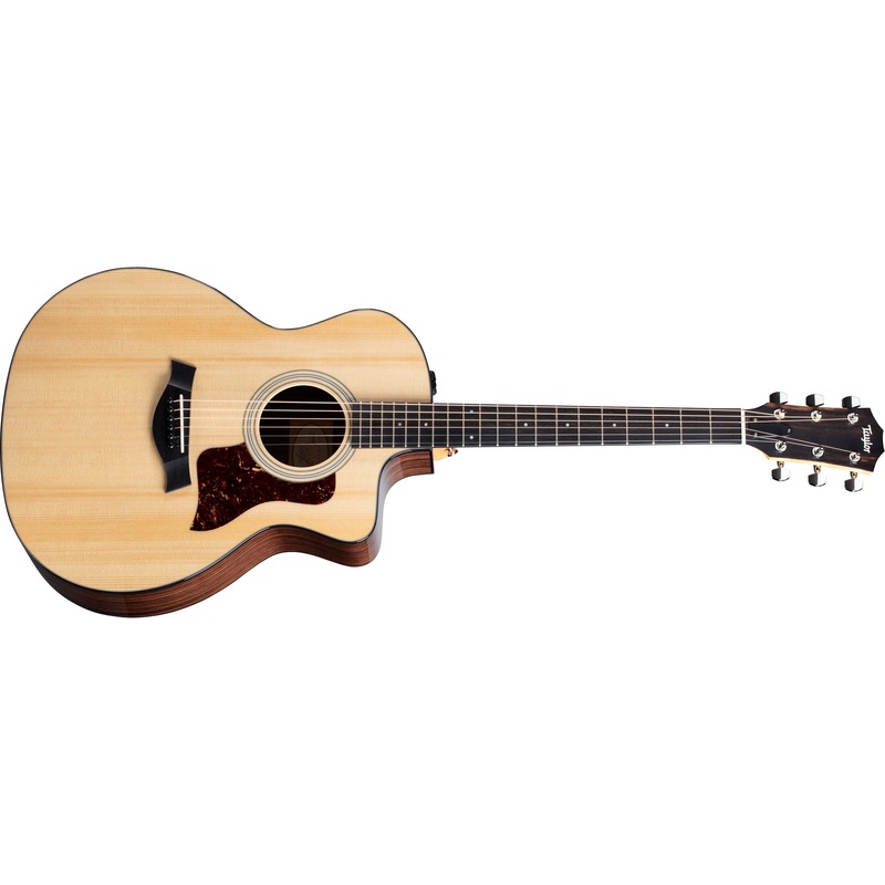 Taylor 214CE-PLUS Grand Auditorium Spruce/Rosewood Acoustic/Electric Guitar with Aerocase