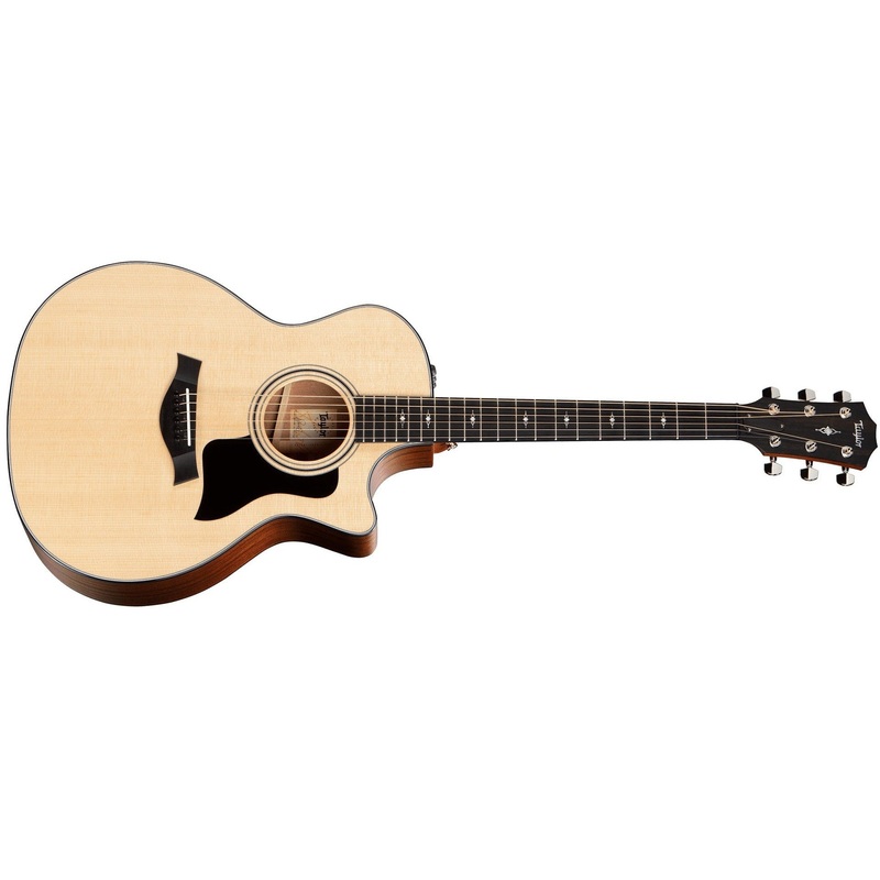 Taylor 314CE 300 Series 2024 Grand Auditorium Acoustic/Electric Guitar with V-Class Bracing, ES2 Pickup & Hardshell Case
