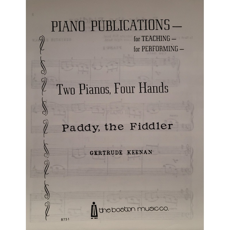 Paddy, The Fiddler - Piano - Keenan
