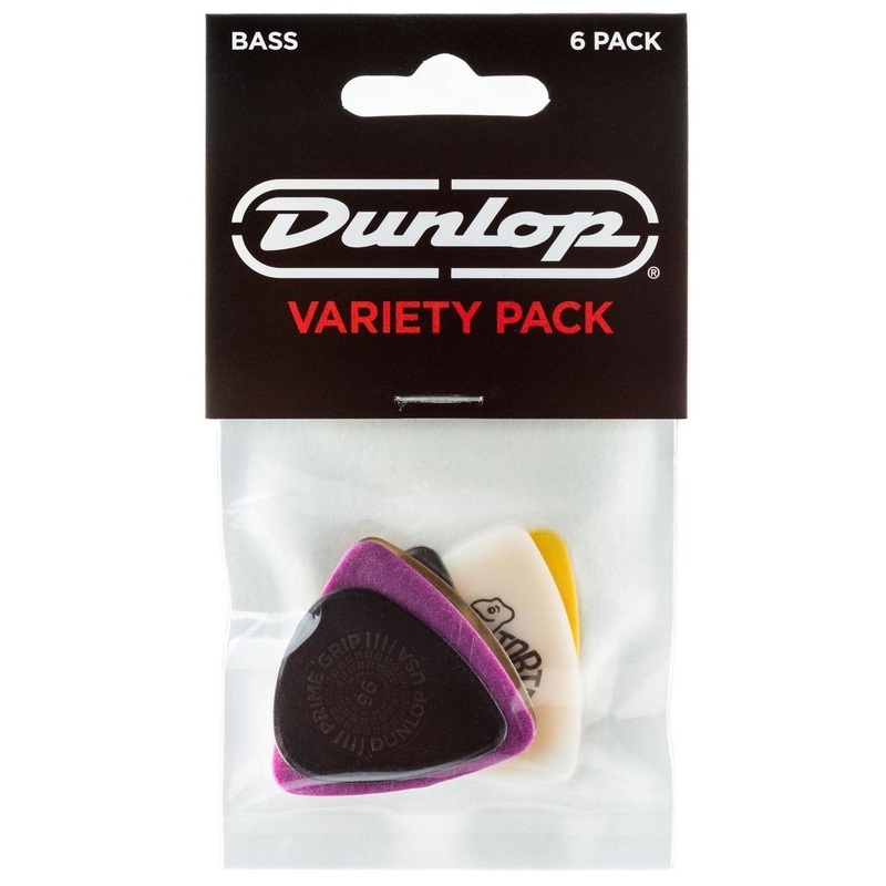 Dunlop PVP117 Bass Pick Variety Pack 6-Pack