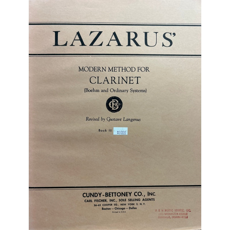 Modern Method for Clarinet Book 3