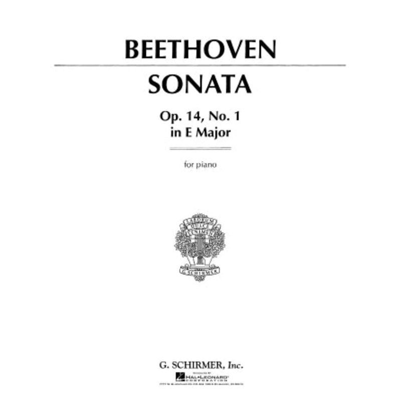 Sonata in E Major, Op. 14, No. 1 - Beethoven