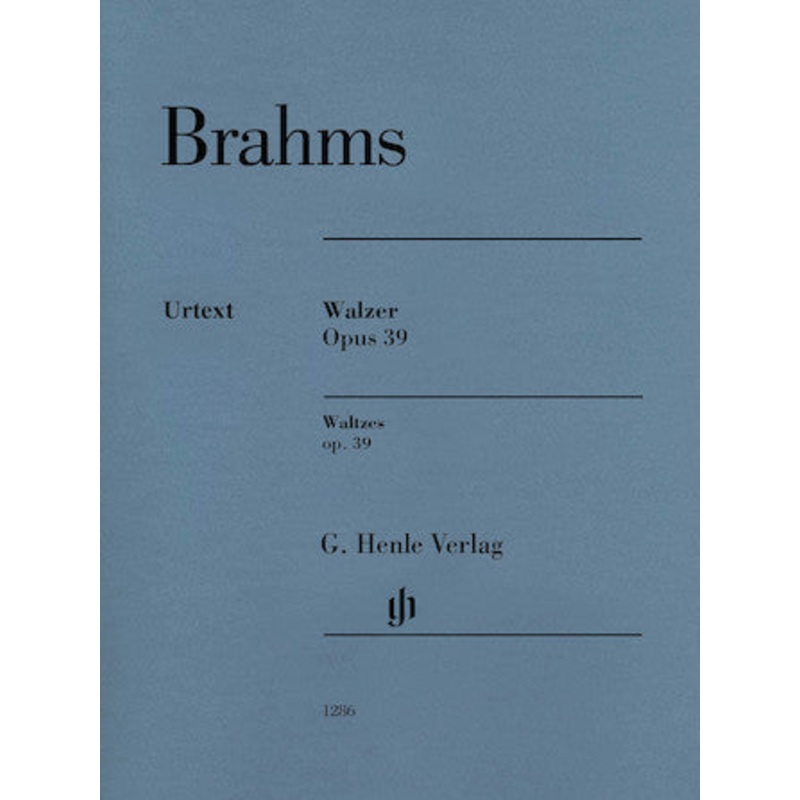 Waltzes Op. 39 - Piano - Brahms